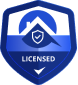 Licensed badge
